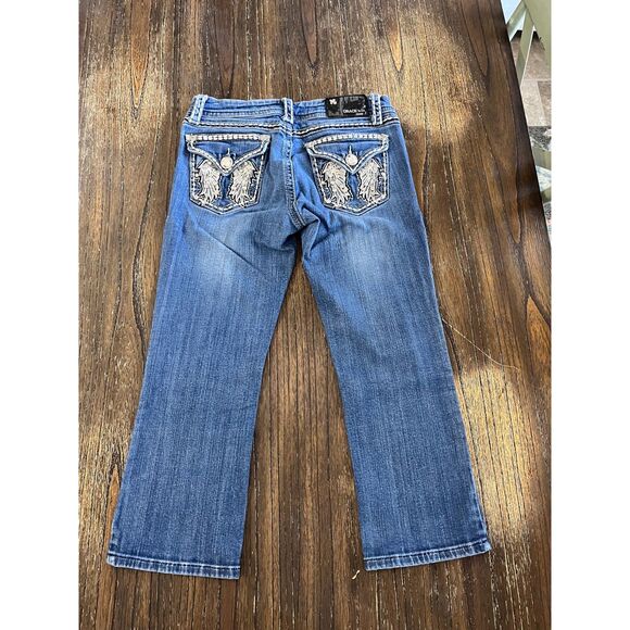 Grace in LA Embellished Capri Jeans – Size 27 - Picture 8 of 13